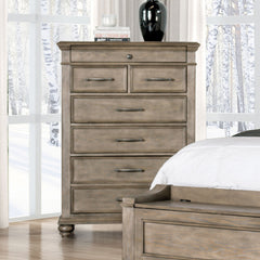 Philomath Aged Oak 5 Pc. Queen Bedroom Set w/ Chest - Ornate Home