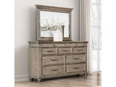Philomath Aged Oak Dresser - Ornate Home