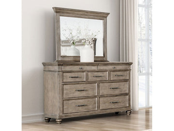 Philomath Aged Oak Dresser - Ornate Home