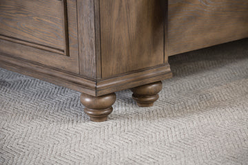 Philomath Aged Oak E.King Bed - Ornate Home