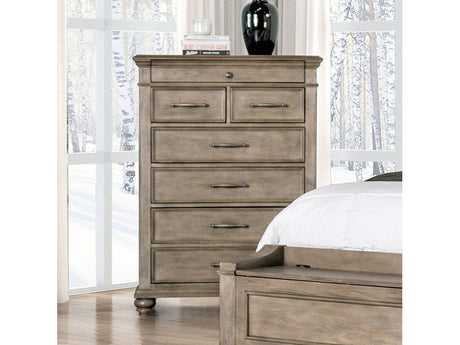 Philomath Weathered Oak Chest - Ornate Home