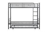 Philotus Black Twin/Twin Bunk Bed - Ornate Home