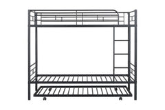 Philotus Black Twin/Twin Bunk Bed - Ornate Home