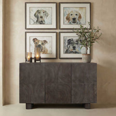 Phineas Woodtone 3 Door Modern Cabinet - Ornate Home