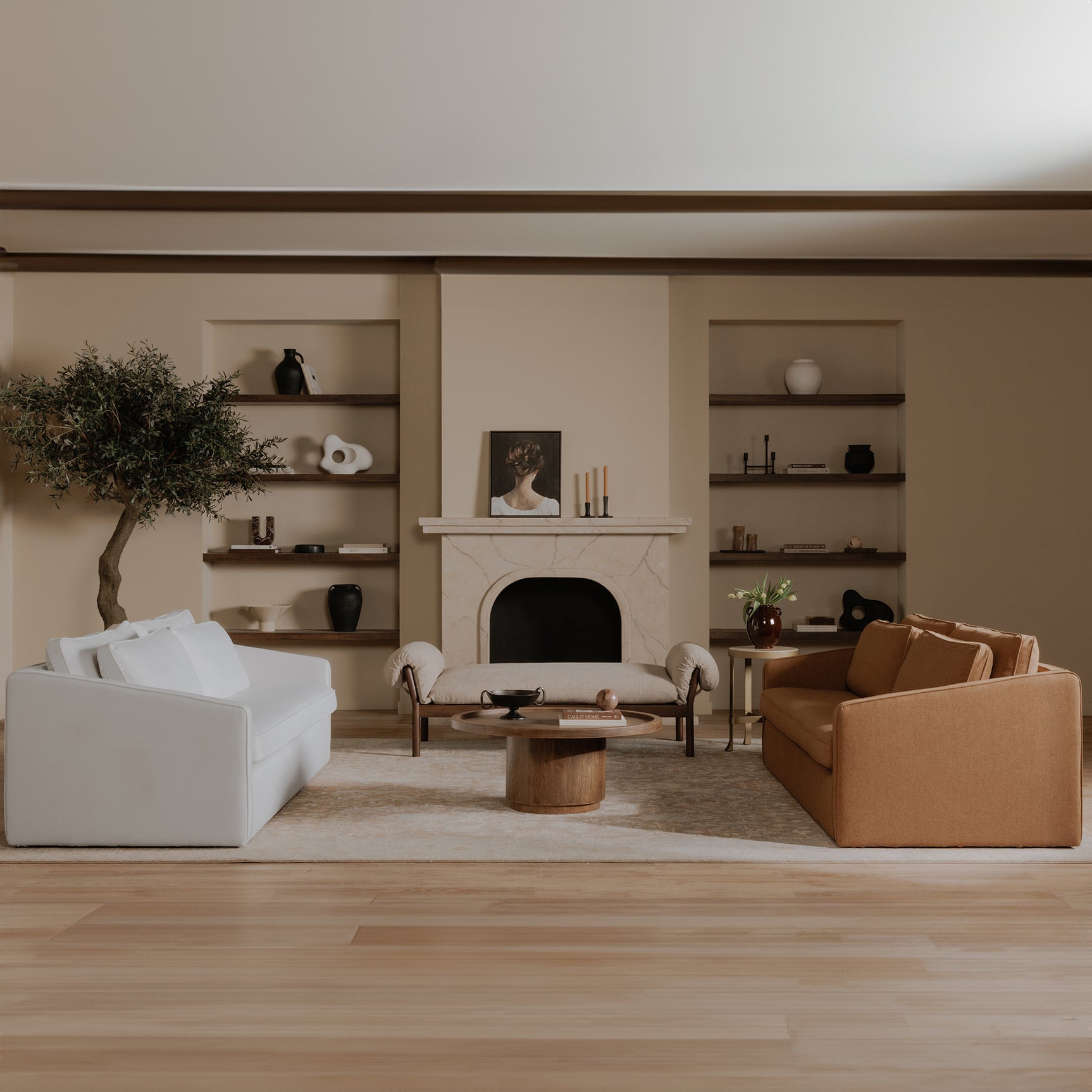 Phoebe Ivory Sofa - Ornate Home