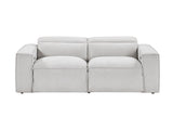Phoebe Light Gray Power Double Reclining Loveseat - Ornate Home