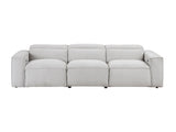 Phoebe Light Gray Power Double Reclining Sofa - Ornate Home