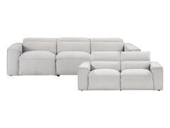 Phoebe Light Gray Sofa and Loveseat - Ornate Home