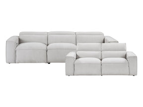 Phoebe Light Gray Sofa and Loveseat - Ornate Home