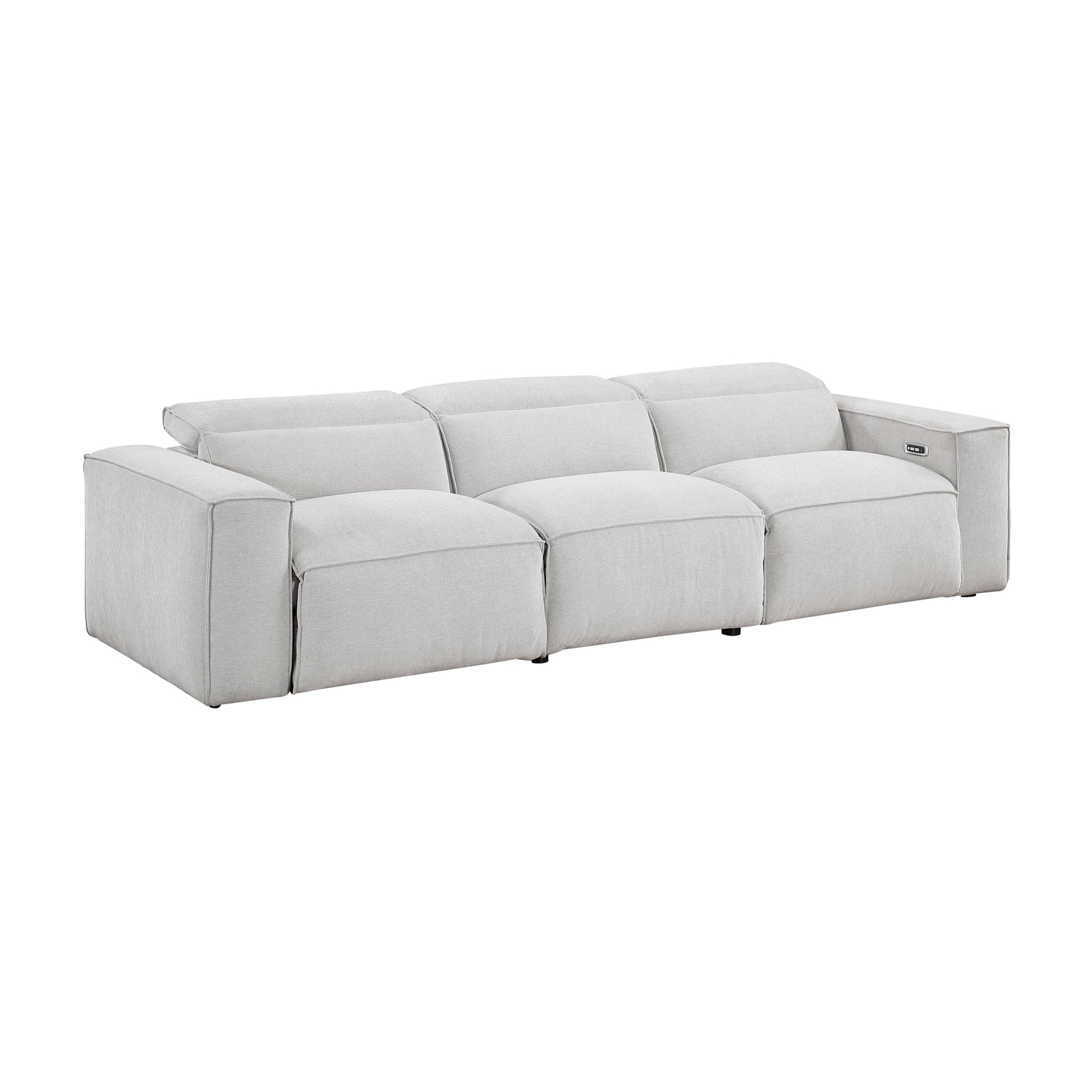 Phoebe Light Gray Sofa and Loveseat - Ornate Home