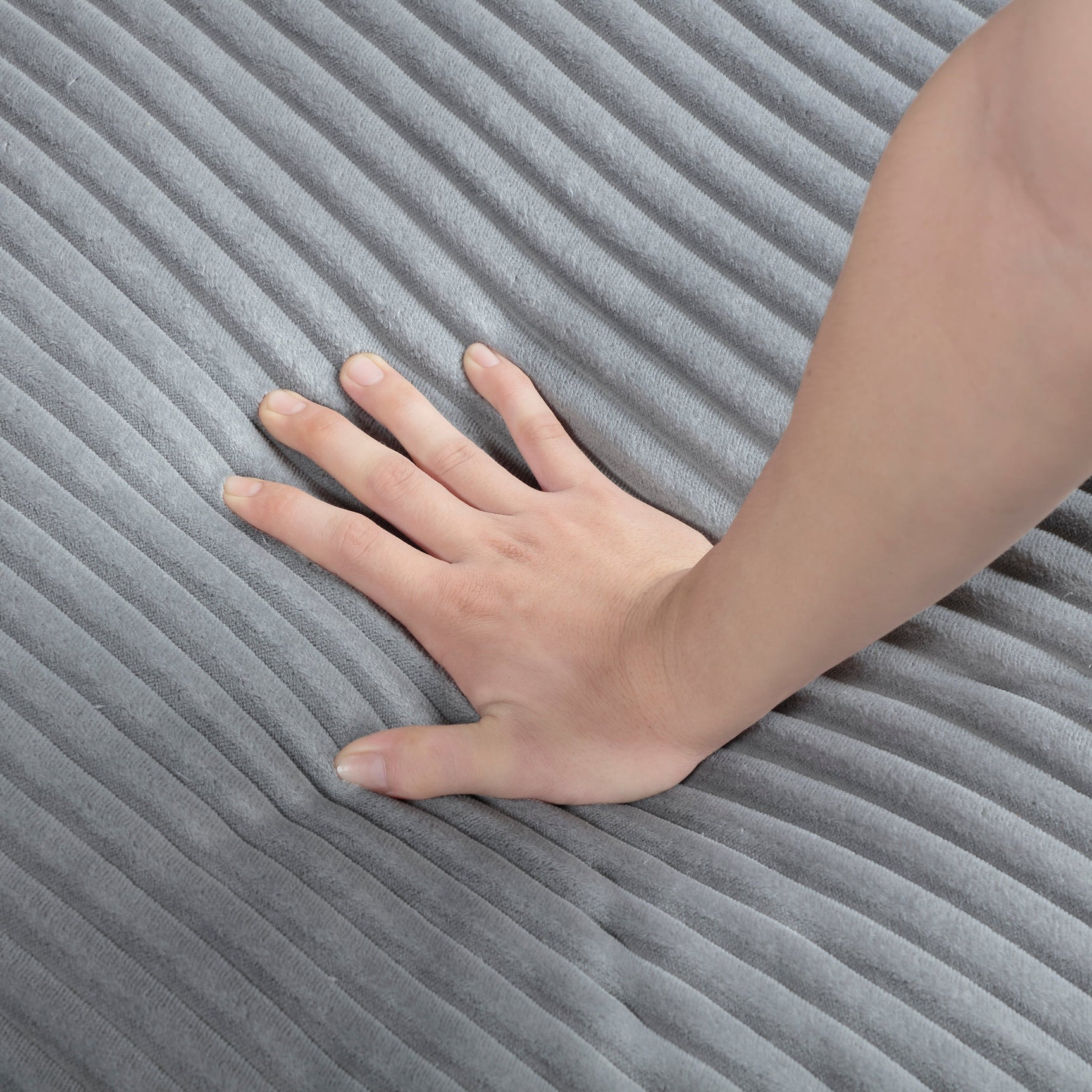 Phoenician Gray 4-Piece Modular Sectional with Otttoman - Ornate Home