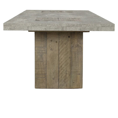 Phoenix Distressed Gray/Brown Coffee Table - Ornate Home