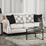 Phoibe Ivory Loveseat - Ornate Home