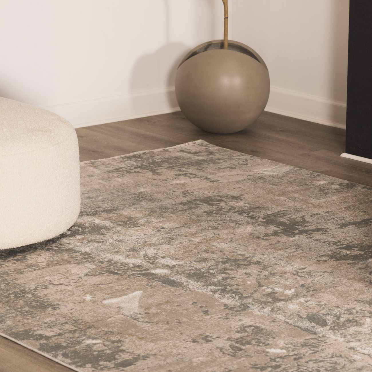 Pialba Thick Luxe Abstract Smokey Rug - Ornate Home