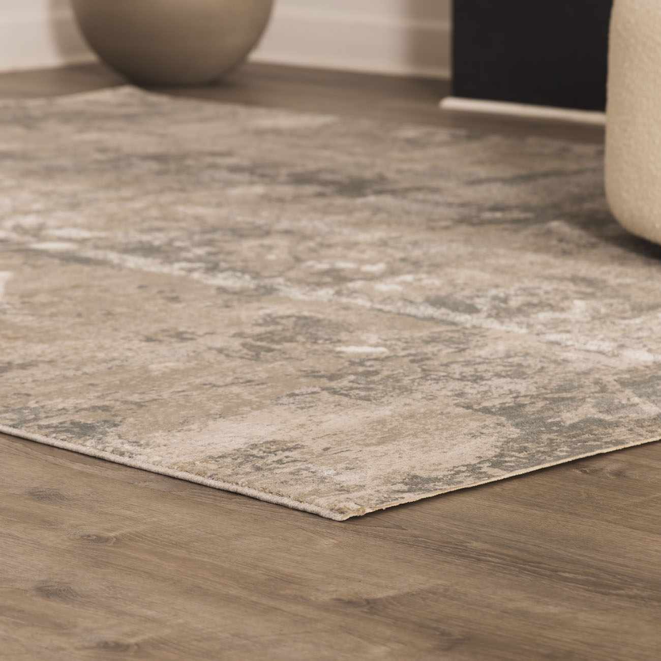 Pialba Thick Luxe Abstract Smokey Rug - Ornate Home