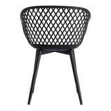 Piazza Black Outdoor Chair (Set of 2) - Ornate Home
