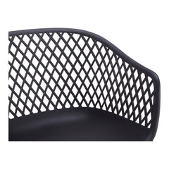 Piazza Black Outdoor Chair (Set of 2) - Ornate Home