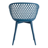 Piazza Blue Outdoor Chair (Set of 2) - Ornate Home