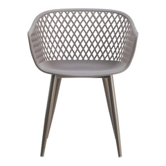 Piazza Grey Outdoor Chair (Set of 2) - Ornate Home