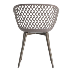 Piazza Grey Outdoor Chair (Set of 2) - Ornate Home