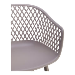 Piazza Grey Outdoor Chair (Set of 2) - Ornate Home