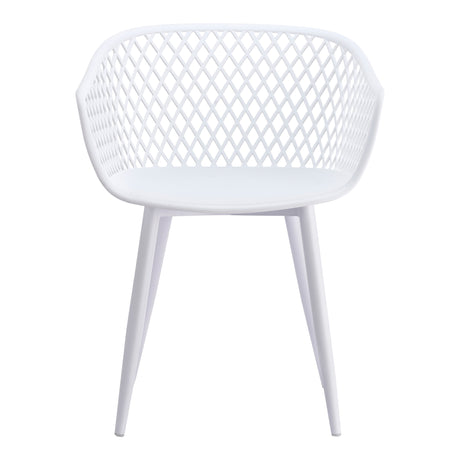 Piazza White Outdoor Chair (Set of 2) - Ornate Home