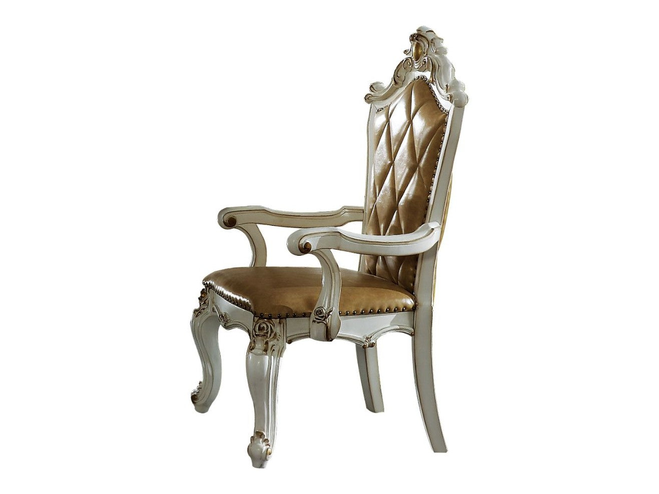 Picardy Antique Pearl Arm Chair (Set of 2) - Ornate Home