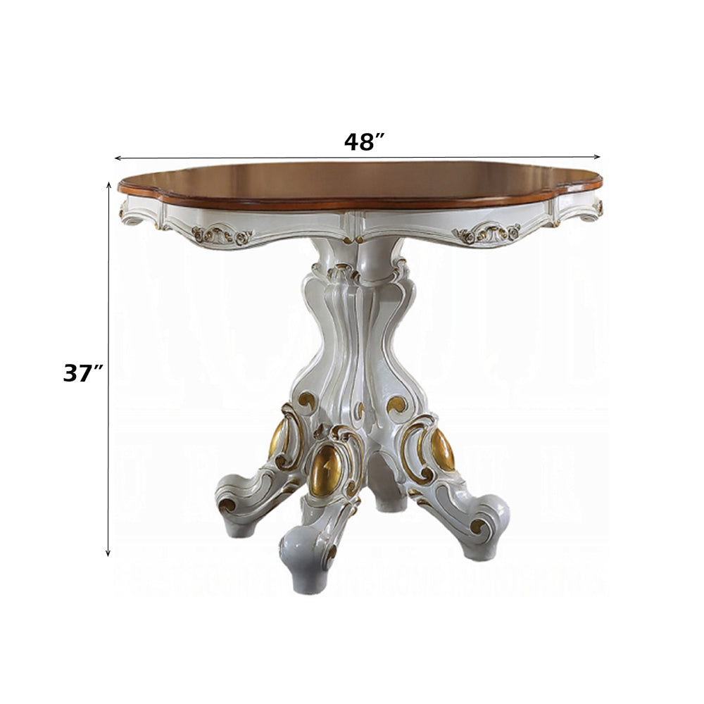 Picardy Antique Pearl & Cherry Oak Counter Height Table - Ornate Home