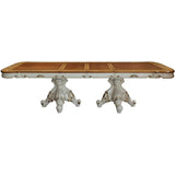 Picardy Antique Pearl & Cherry Oak Dining Table - Ornate Home