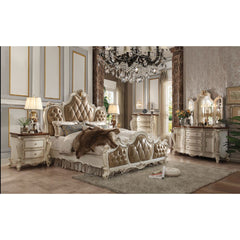 Picardy Antique Pearl & Cherry Oak Dresser - Ornate Home