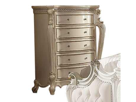Picardy Antique Pearl Chest - Ornate Home