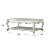 Picardy Antique Pearl Coffee Table - Ornate Home