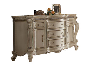 Picardy Antique Pearl Dresser - Ornate Home