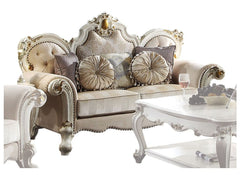 Picardy Antique Pearl Loveseat - Ornate Home