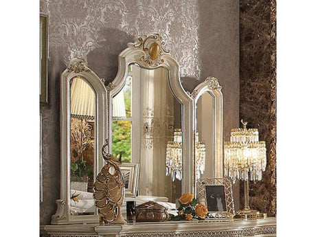 Picardy Antique Pearl Mirror - Ornate Home