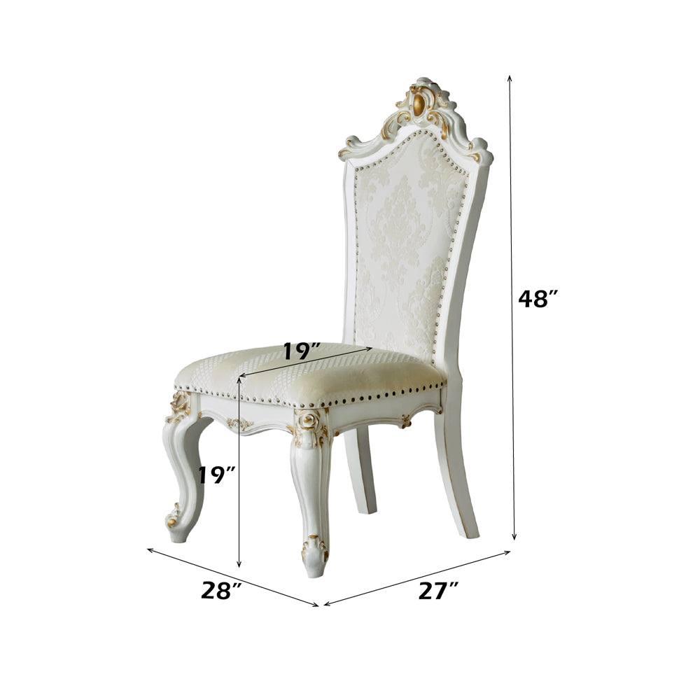 Picardy Antique Pearl Side Chair (Set of 2) - Ornate Home