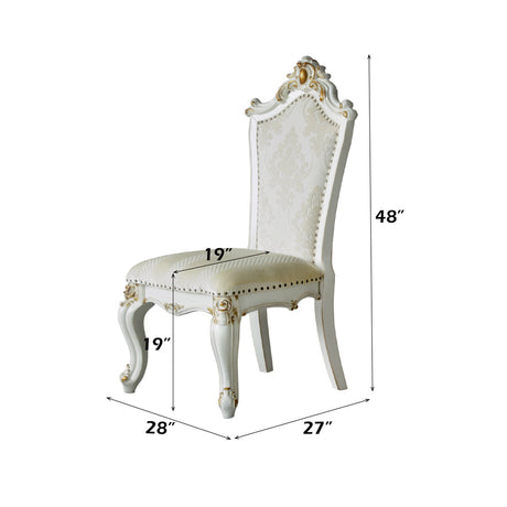 Picardy Antique Pearl Side Chair (Set of 2) - Ornate Home