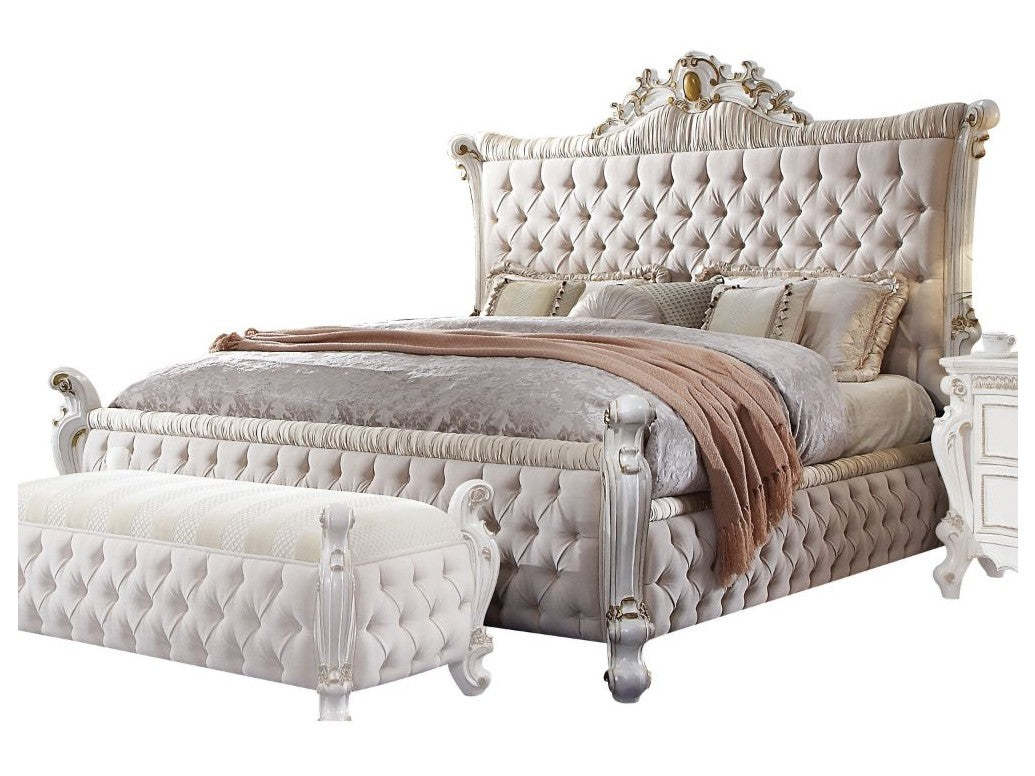 Picardy Antique White California King Bed - Ornate Home