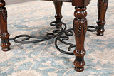 Picardy Brown Cherry/Black 7 Pc. Dining Room Set - Ornate Home