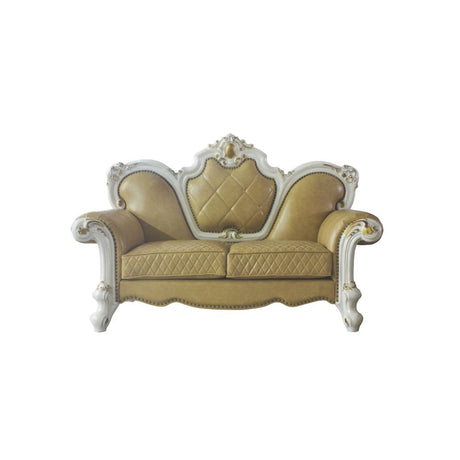 Picardy Butterscotch Loveseat - Ornate Home