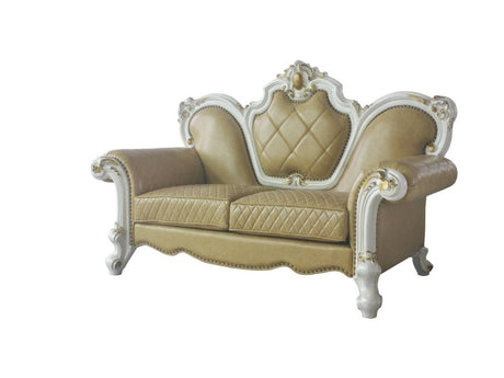 Picardy Butterscotch Loveseat - Ornate Home