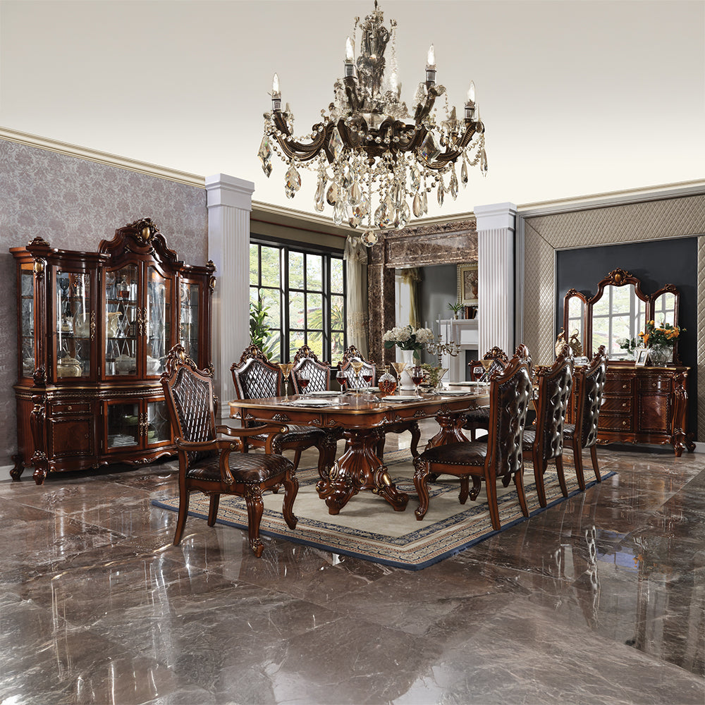 Picardy Cherry Honey Oak Dining Table - Ornate Home