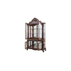 Picardy Cherry Oak Curio Cabinet - Ornate Home