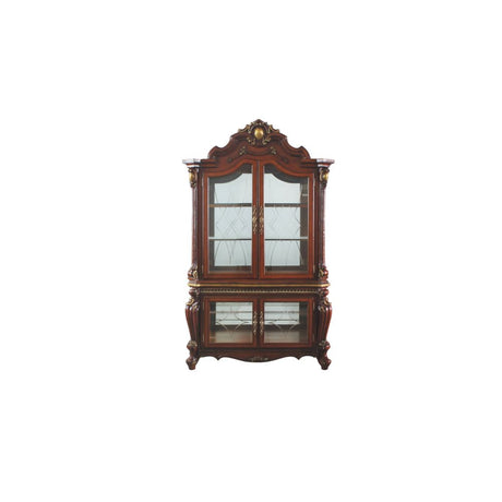 Picardy Cherry Oak Curio Cabinet - Ornate Home