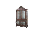 Picardy Cherry Oak Curio Cabinet - Ornate Home