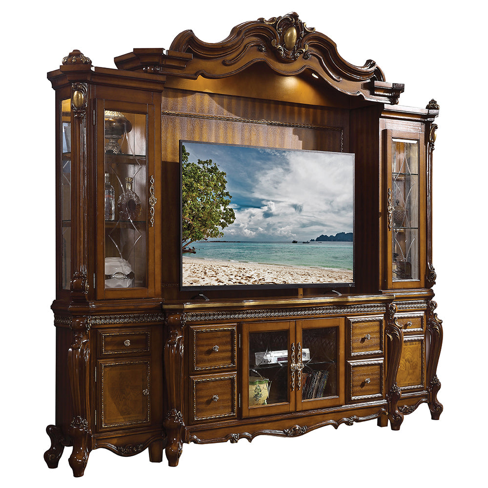 Picardy Cherry Oak Entertainment Center - Ornate Home
