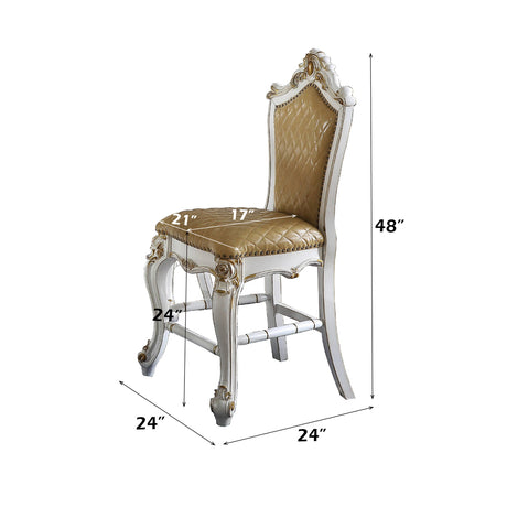 Picardy Counter Height Chair (Set-2) - Ornate Home