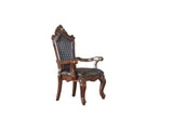 Picardy Honey Oak & PU Arm Chair (Set of 2) - Ornate Home