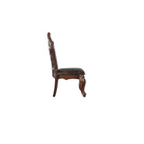 Picardy Honey Oak & PU Side Chair  (Set of 2) - Ornate Home