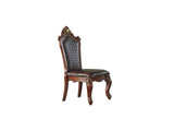 Picardy Honey Oak & PU Side Chair  (Set of 2) - Ornate Home